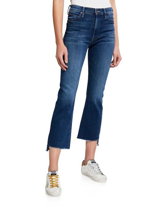 The Insider Crop Step Fray Jeans